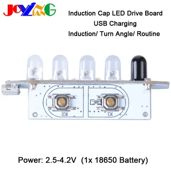 JYL-8822 Induction Head Lamp Fishing Cap Corner Head Switch and Drive Board and USB Charging Port 3.7V
JYL-8822 Induction Head Lamp Fishing Cap Corner Head Switch and Drive Board and USB Charging Port 3.7V
