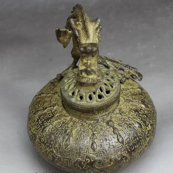 Copper incense burner, longevity, dragon, incense, bronze furnace, Home Furnishing, Feng Shui, ornaments, censer
Copper incense burner, longevity, dragon, incense, bronze furnace, Home Furnishing, Feng Shui, ornaments, censer