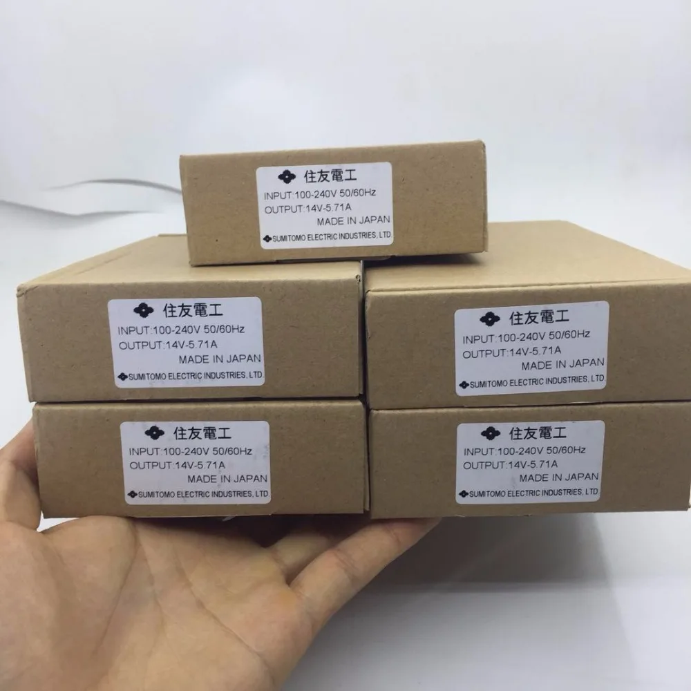 5pcs/lot 14V/5.71A AC adapter charger ADC-1430 for Sumitomo T-71C T-71C T-71M Z1C Q101 T-600C T-82C fiber fusion splicer
5pcs/lot 14V/5.71A AC adapter charger ADC-1430 for Sumitomo T-71C T-71C T-71M Z1C Q101 T-600C T-82C fiber fusion splicer