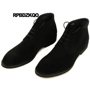 Luxury Boots Genuine Leather High Top Booties Full Grain Suede Designer Shoes Men Quality Plus Size Black Ankle Formal Oxford
Luxury Boots Genuine Leather High Top Booties Full Grain Suede Designer Shoes Men Quality Plus Size Black Ankle Formal Oxford