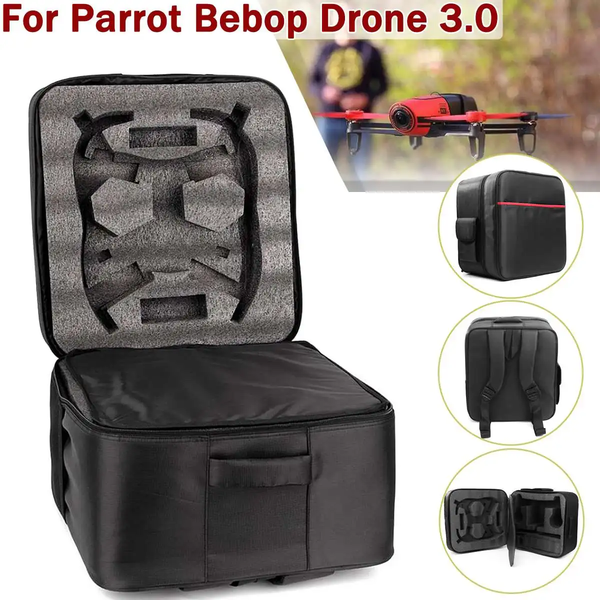 Carrying Bags Backpack Case Box for Parrot Bebop Drone 3.0 Nylon RC Plane Drone Bags
Carrying Bags Backpack Case Box for Parrot Bebop Drone 3.0 Nylon RC Plane Drone Bags