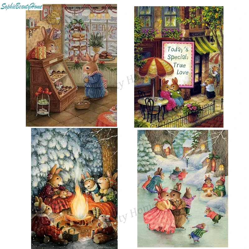 5D color DIY diamond painting rabbit series pattern jewelry full diamond pattern embroidery cross stitch gift mosaic decoration
5D color DIY diamond painting rabbit series pattern jewelry full diamond pattern embroidery cross stitch gift mosaic decoration