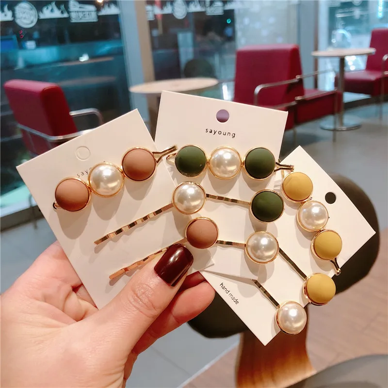 Korean Handmade Matte Acrylic Pearl Geometric Adult Woman Girls Hairpins Hair clips Head wear Sets Accessories-JQAWHRP068C5
Korean Handmade Matte Acrylic Pearl Geometric Adult Woman Girls Hairpins Hair clips Head wear Sets Accessories-JQAWHRP068C5