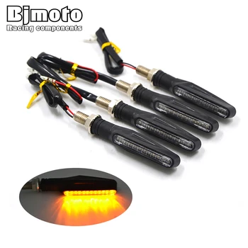 BJMOTO 4Pcs 12V Universal Motorcycle Motorbike LED Turn Signal Indicator Amber Light Bendable UNBreak Lamps
BJMOTO 4Pcs 12V Universal Motorcycle Motorbike LED Turn Signal Indicator Amber Light Bendable UNBreak Lamps
