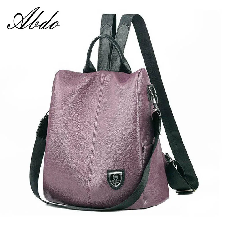 2019 Luxury PU Leather Backpack Vintage Split Leather Women Backpacks Ladies Shoulder Bag School Bag Teenage Girl purple
2019 Luxury PU Leather Backpack Vintage Split Leather Women Backpacks Ladies Shoulder Bag School Bag Teenage Girl purple