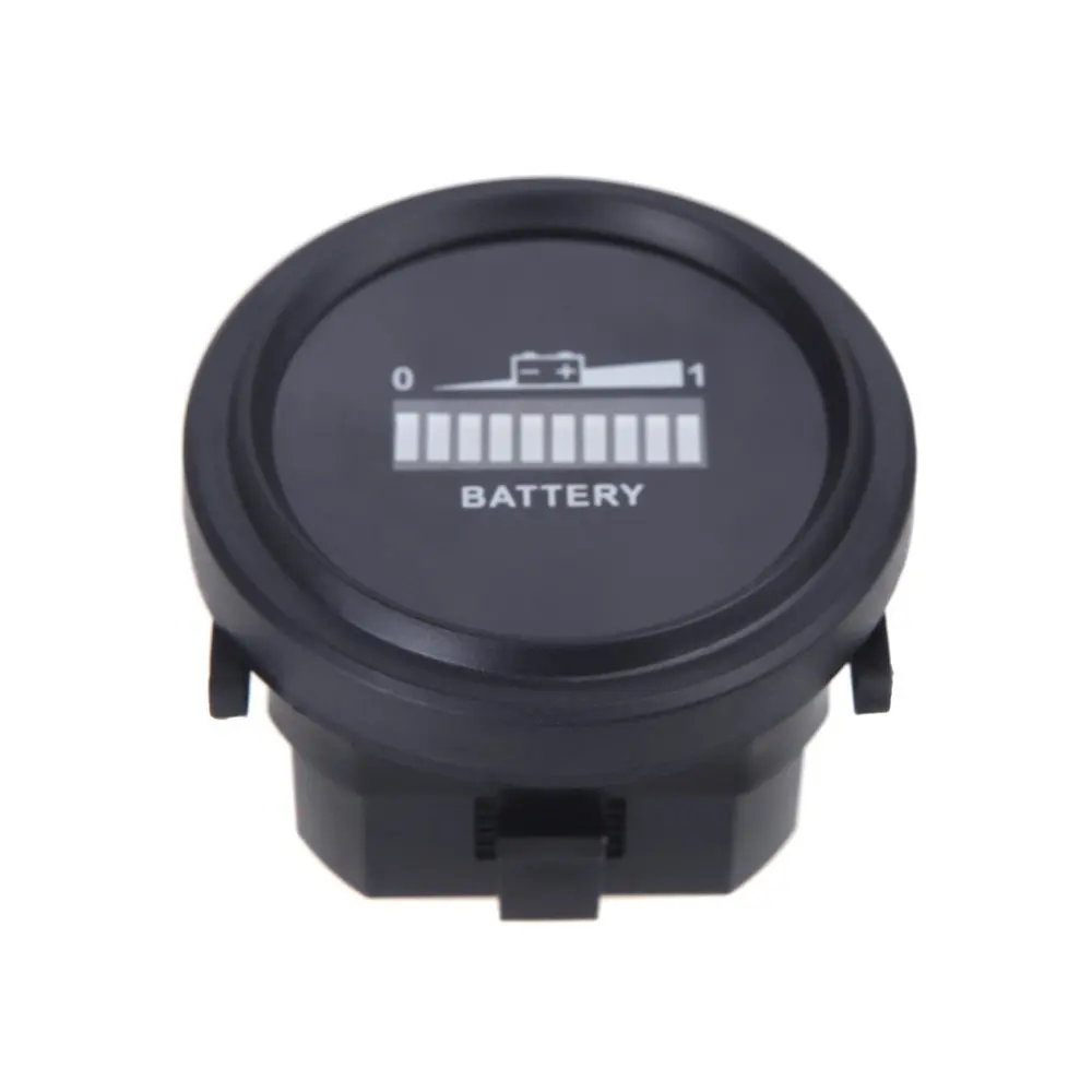 Фото Цифровой светодиодный индикатор заряда батареи 12 В/24 В/36 В/48 В/72 в (черный) | Эквалайзеры (32797084457)