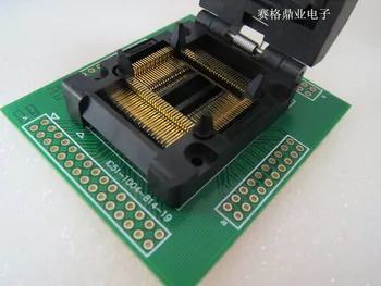 Original YAMAICHI IC Test Seat IC51-1004-814-19 Burning Programme TQFP100 QFP100 Socket Adapter
Original YAMAICHI IC Test Seat IC51-1004-814-19 Burning Programme TQFP100 QFP100 Socket Adapter
