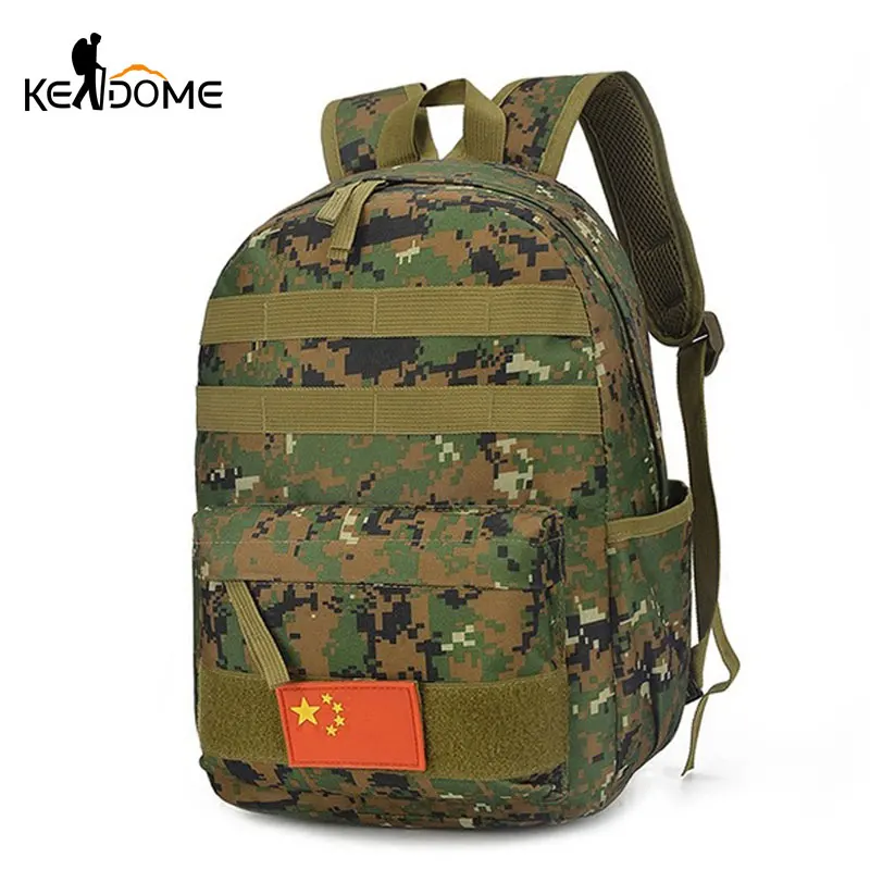 

2019 New Military Tactical Backpack Camouflage Mini Bag Men Women Outdoor Rucksack Trek Bags Army Travel Climb Backpack XA670WD