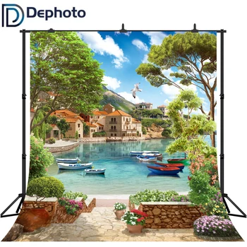DePhoto Scenery Photography Backdrop Venice Summer Lake Ship Stone Flower Photo Background Studio Photocall Photophone
DePhoto Scenery Photography Backdrop Venice Summer Lake Ship Stone Flower Photo Background Studio Photocall Photophone
