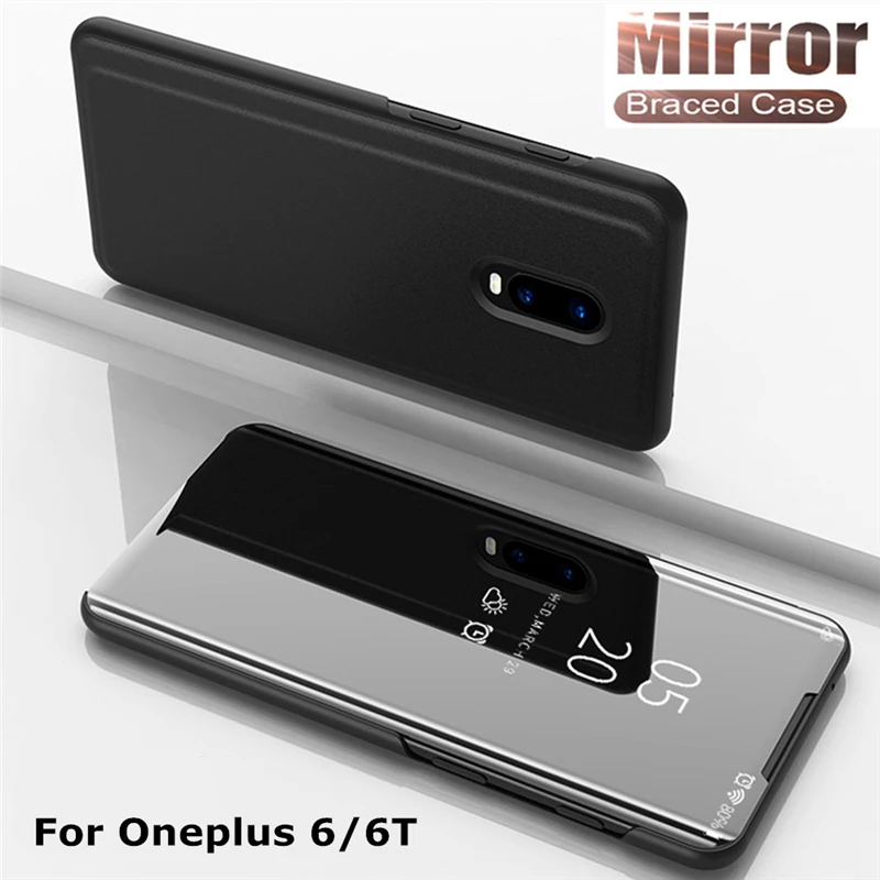 NTSPACE Smart APP Mirror View Flip Case For Oneplus 6T One plus 6 Case Flip Leather Stand Holder Cover For Oneplus 6 1+6T Case
NTSPACE Smart APP Mirror View Flip Case For Oneplus 6T One plus 6 Case Flip Leather Stand Holder Cover For Oneplus 6 1+6T Case