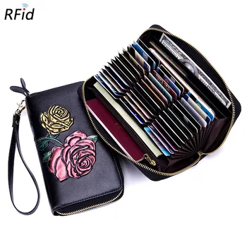 Woman Leather Long Wallet Female Zipper Purse With Coin Pocket Lady Clutch Money Bag Rfid Anti-theft Credit Card Passport Holder
Woman Leather Long Wallet Female Zipper Purse With Coin Pocket Lady Clutch Money Bag Rfid Anti-theft Credit Card Passport Holder