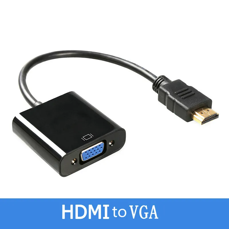 Active HDMI to VGA Adapter Gold Plated 1080P HDMI Device To VGA Monitor Male to Female Converter Adapter Plug And Play Hd line
Active HDMI to VGA Adapter Gold Plated 1080P HDMI Device To VGA Monitor Male to Female Converter Adapter Plug And Play Hd line