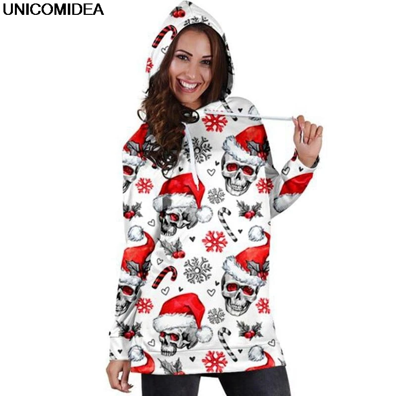Christmas HAPPY NEW YEAR Skull Bodycon Mini Women Dress Floral Hoodies Sweatshirt Dress Autumn Femme Hooded Vestido de festa
Christmas HAPPY NEW YEAR Skull Bodycon Mini Women Dress Floral Hoodies Sweatshirt Dress Autumn Femme Hooded Vestido de festa