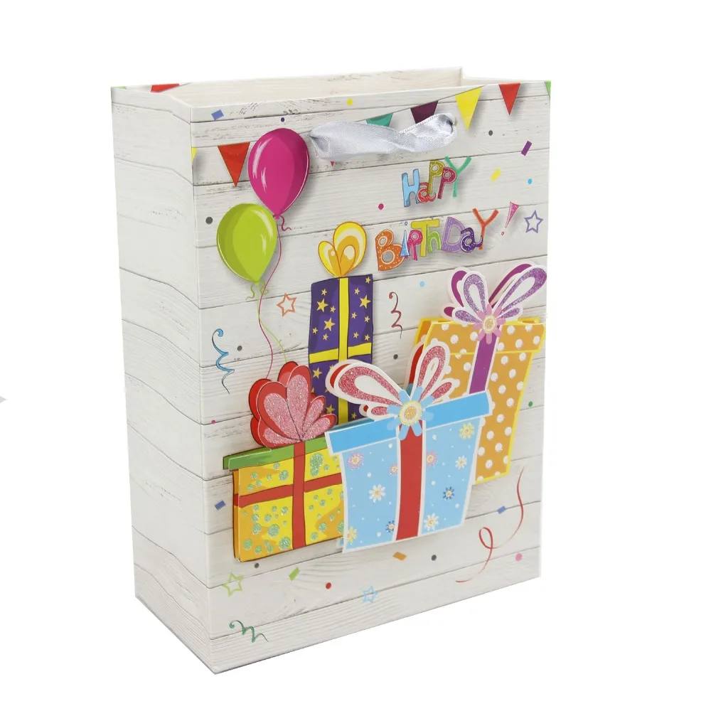 Wholesale paper gift bags Birthday party supplies 3D glitter colorful cake party gift paper bag for birthday party 1st birthday
Wholesale paper gift bags Birthday party supplies 3D glitter colorful cake party gift paper bag for birthday party 1st birthday