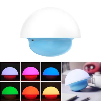 New Romantic Baby Room Touch Sensor Night Light Tumbler Mushroom LED Lighting Colorful Child Kids Bedroom Home Decor Lamp Gifts
New Romantic Baby Room Touch Sensor Night Light Tumbler Mushroom LED Lighting Colorful Child Kids Bedroom Home Decor Lamp Gifts