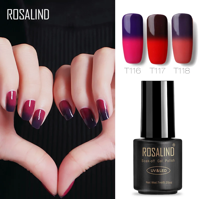 ROSALIND Gel 1S Gel Nail Polish 7ML Temperature Changing Color Series LED UV Soak Off Long Lasting Nail Art Gel varnish
ROSALIND Gel 1S Gel Nail Polish 7ML Temperature Changing Color Series LED UV Soak Off Long Lasting Nail Art Gel varnish