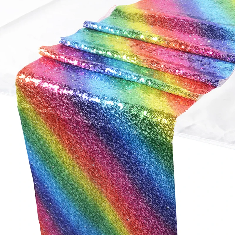Sequin Table Runners Glitter Sparkle Glam Rainbow Color Tableclothes for Party Table Cloth Weddings Decoration Table Runners
Sequin Table Runners Glitter Sparkle Glam Rainbow Color Tableclothes for Party Table Cloth Weddings Decoration Table Runners