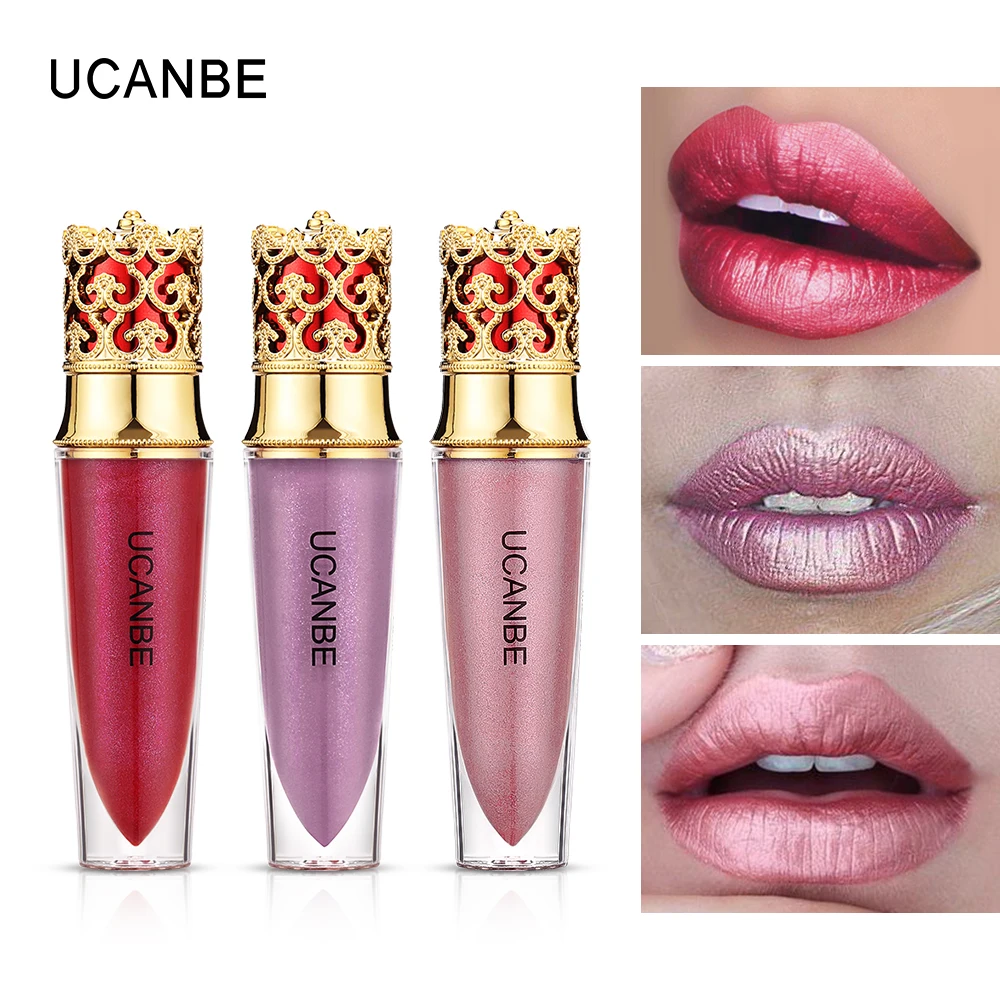 UCANBE New Crown Moisturizing Liquid Lipsticks Lip Gloss Makeup Shimmer Matte Waterproof Long Lasting Lipgloss Cosmetic 6 Colors
UCANBE New Crown Moisturizing Liquid Lipsticks Lip Gloss Makeup Shimmer Matte Waterproof Long Lasting Lipgloss Cosmetic 6 Colors