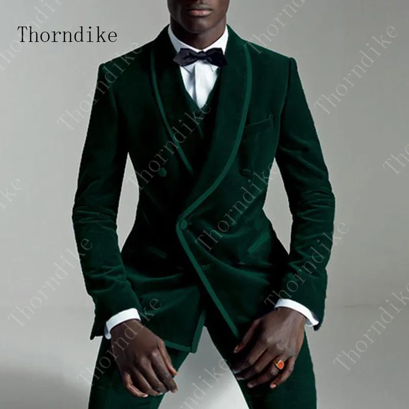 2019 Fashion Terno Masculino Dark Green Men Suit Set Slim Groom Tuxedo Velvet Prom Mens Wedding Suits Casual (Jacket+Pants+Vest)
2019 Fashion Terno Masculino Dark Green Men Suit Set Slim Groom Tuxedo Velvet Prom Mens Wedding Suits Casual (Jacket+Pants+Vest)
