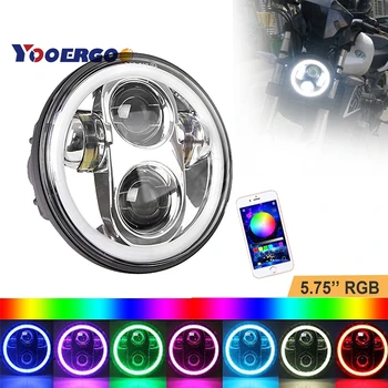 5-3/4 RGB Multi-Color White Red Blue Green LED Halo Angel Eye Headlights 5.75 inch LED Projection Headlight
5-3/4 RGB Multi-Color White Red Blue Green LED Halo Angel Eye Headlights 5.75 inch LED Projection Headlight