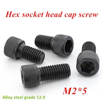 500pcs/lot M2*5mm DIN 912 Hex Socket Head Cap Screw Black Steel Metric Thread Grade 12.9 Fastener 
500pcs/lot M2*5mm DIN 912 Hex Socket Head Cap Screw Black Steel Metric Thread Grade 12.9 Fastener
