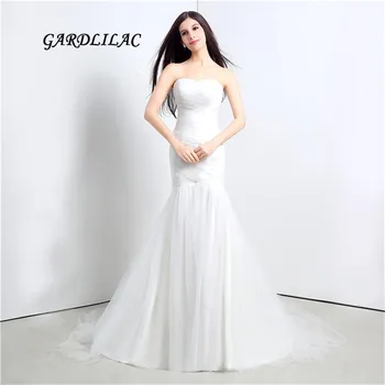 New Stock White Plus Size Mermaid Wedding Dresses 2019 Sexy Wedding Party Dress Vestido de noiva Long Prom Gown 
New Stock White Plus Size Mermaid Wedding Dresses 2019 Sexy Wedding Party Dress Vestido de noiva Long Prom Gown