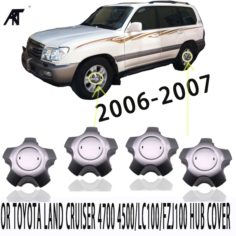Wheel Hub Caps For TOYOTA Land Cruiser 4700 4500/LC100/FZJ100 Hub cover 2006-2007 1998 - Onwards 42603-60671
Wheel Hub Caps For TOYOTA Land Cruiser 4700 4500/LC100/FZJ100 Hub cover 2006-2007 1998 - Onwards 42603-60671