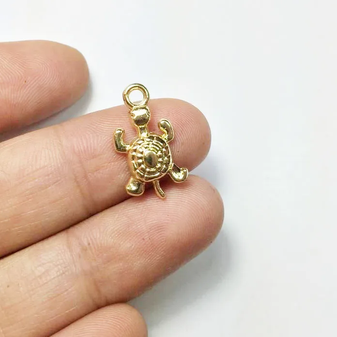 Eruifa 20pcs 10mm Cute Tortoise Zinc Alloy necklace,earring bracelet jewelry DIY handmade 2 colors Gold and Burnished silver
Eruifa 20pcs 10mm Cute Tortoise Zinc Alloy necklace,earring bracelet jewelry DIY handmade 2 colors Gold and Burnished silver