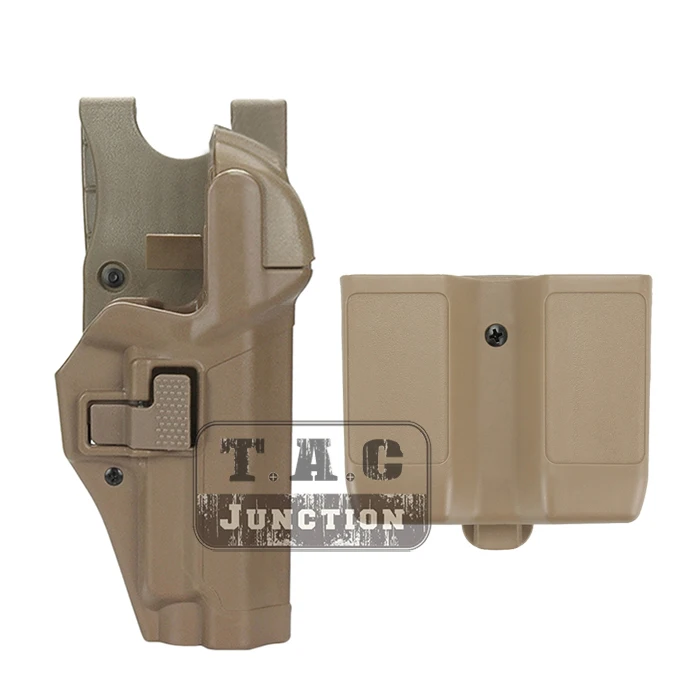 Serpa Level 3 Auto Lock Right Hand Waist Pistol Holster w/ Jacket Slot Duty Belt Loop & Mag Pouch for Sig P226 P229
Serpa Level 3 Auto Lock Right Hand Waist Pistol Holster w/ Jacket Slot Duty Belt Loop & Mag Pouch for Sig P226 P229