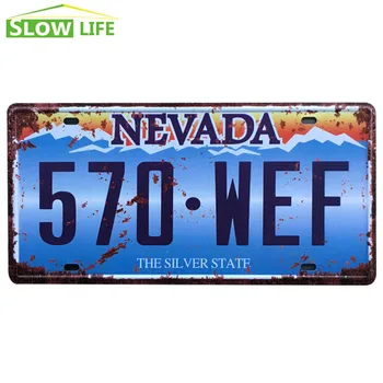 Nevada 570-WEF Car Metal License Plate Metal Tin Sign Vintage Home Decor Tin Sign Bar Decorative Metal Sign New Metal Plaque 
Nevada 570-WEF Car Metal License Plate Metal Tin Sign Vintage Home Decor Tin Sign Bar Decorative Metal Sign New Metal Plaque