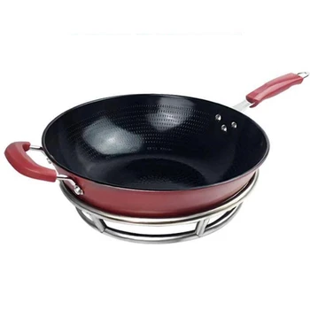 Stainless Steel Wok Ring Wok Cabinet Thick Double Layers Anti-Scalding Insulation Pot Pad Kitchen Ring Pot Rack Storage Rack
Stainless Steel Wok Ring Wok Cabinet Thick Double Layers Anti-Scalding Insulation Pot Pad Kitchen Ring Pot Rack Storage Rack