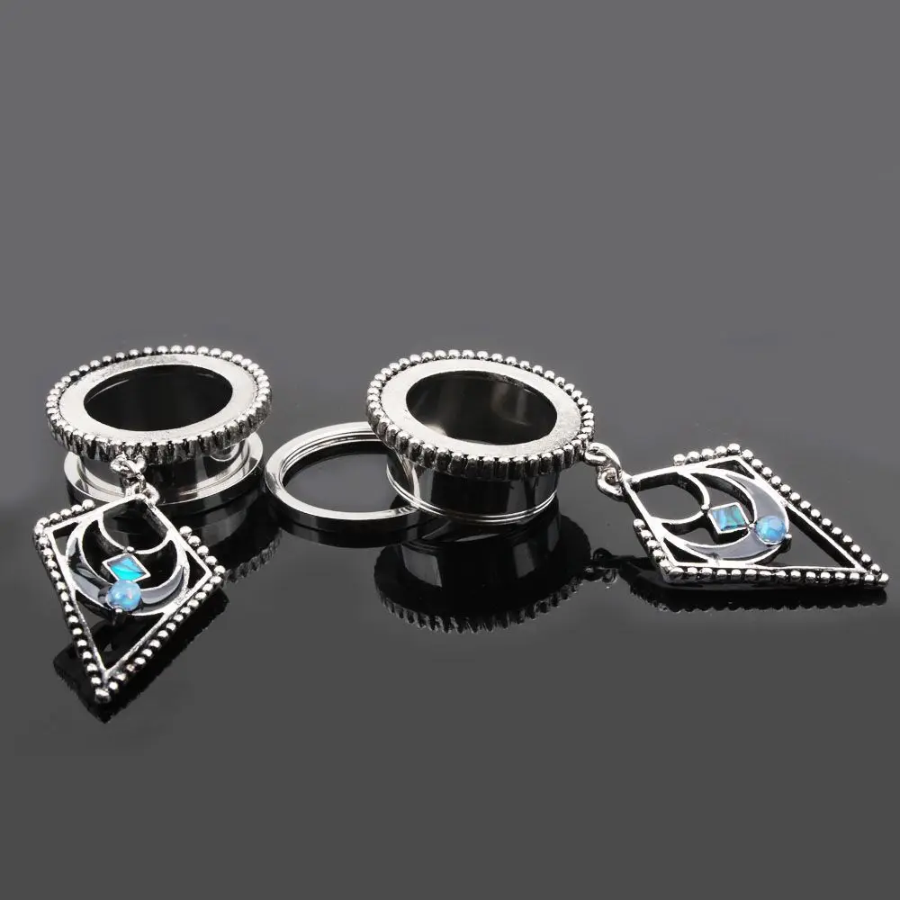 2PC Screw Steel Blue Crystal Ear New Fashion Tunnel Flesh Gauges Plug Dangle Stretcher Expander 6mm-20mm Jewelry Piercings
2PC Screw Steel Blue Crystal Ear New Fashion Tunnel Flesh Gauges Plug Dangle Stretcher Expander 6mm-20mm Jewelry Piercings