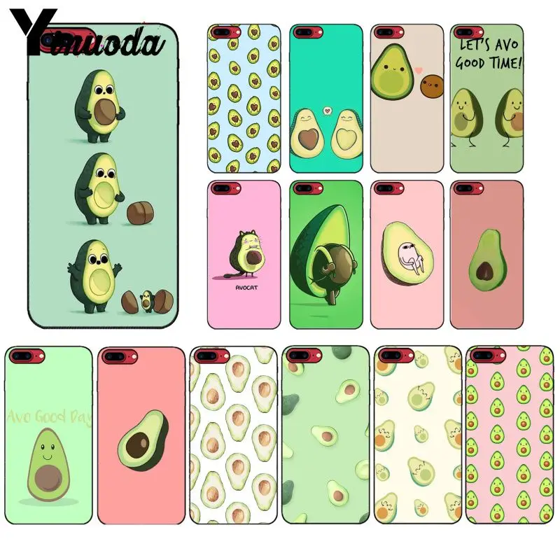 Yinuoda Cute cartoon avocado Black TPU Soft Silicone Phone Cover for iPhone X XS MAX 6 6S 7 7plus 8 8Plus 5 5S XR
Yinuoda Cute cartoon avocado Black TPU Soft Silicone Phone Cover for iPhone X XS MAX 6 6S 7 7plus 8 8Plus 5 5S XR
