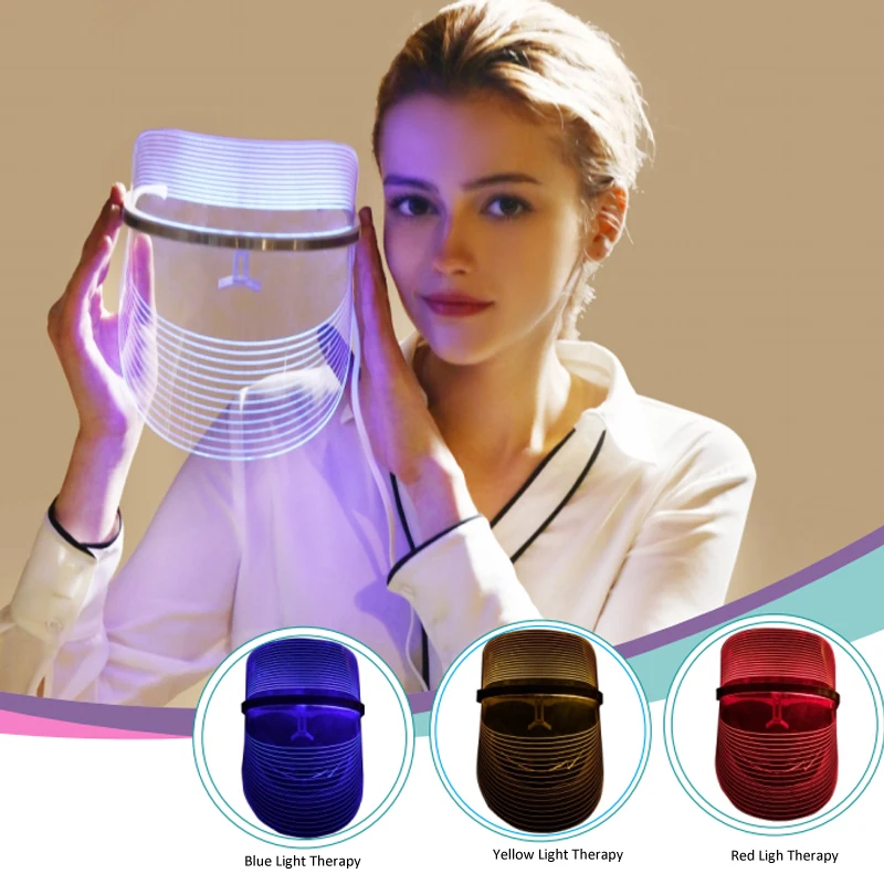 3 Colors Skin Rejuvenation Wrinkles Removal Electric Photon Led Facial Mask Led Light Therapy Mask Face Care Beauty Instrument
3 Colors Skin Rejuvenation Wrinkles Removal Electric Photon Led Facial Mask Led Light Therapy Mask Face Care Beauty Instrument