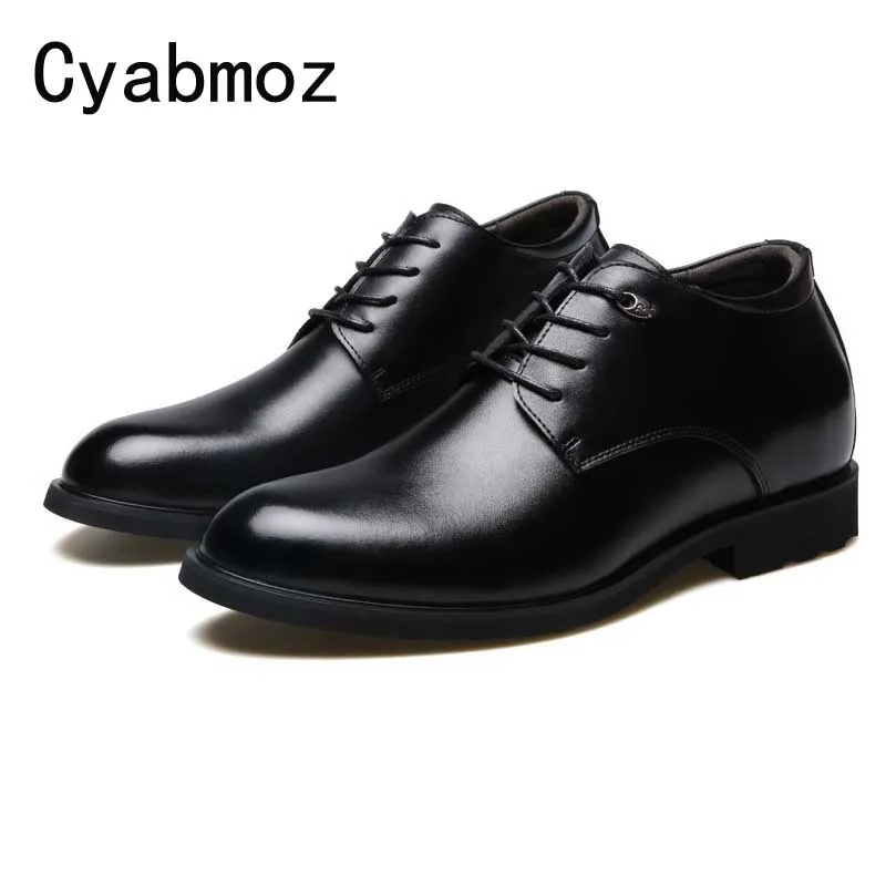 Men Black Casual Shoes 6CM Height Increasing Split Leather Fashion Men Sneakers with Breathable Hidden Elevator Shoes homme
Men Black Casual Shoes 6CM Height Increasing Split Leather Fashion Men Sneakers with Breathable Hidden Elevator Shoes homme