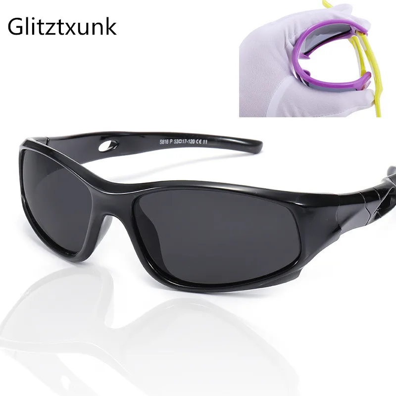 

Glitztxunk Children Sunglasses Polarized Boys Girls Kids Baby Sports Sunglasses Safety Coating SunGlasses Goggles EyewearUV400