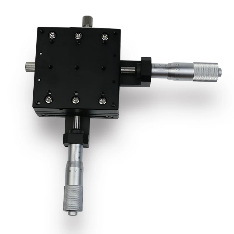 XY80-CXY axis manual fine adjustment platform, high precision micrometer displacement slide table, cross rail workbench
XY80-CXY axis manual fine adjustment platform, high precision micrometer displacement slide table, cross rail workbench