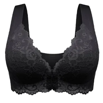 Women's Comfort Bra Front Buckle Seamless Vest Lace Bra Sexy Back Large Size Underwear Adjustable Sports Breathable Bras #BL4
Women's Comfort Bra Front Buckle Seamless Vest Lace Bra Sexy Back Large Size Underwear Adjustable Sports Breathable Bras #BL4