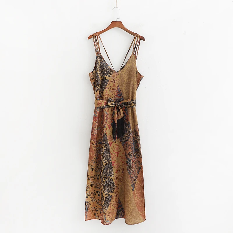 BBWM WOMAN Elegant Retro Floral Print Strapless Dress Bow Sashes Sexy Women Spaghetti Strap Dresses Casual Ladies Vestidos
BBWM WOMAN Elegant Retro Floral Print Strapless Dress Bow Sashes Sexy Women Spaghetti Strap Dresses Casual Ladies Vestidos