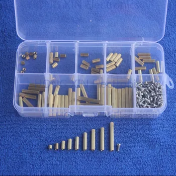270Pcs/M2 PCB Threaded Female Brass Standoff Spacer Board Screws Nut Assortment kit set
270Pcs/M2 PCB Threaded Female Brass Standoff Spacer Board Screws Nut Assortment kit set