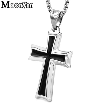 Moorvan cross pendant necklace,cool stainless steel men christian necklaces jesus crucifix chain trendy jewelry for man VP058
Moorvan cross pendant necklace,cool stainless steel men christian necklaces jesus crucifix chain trendy jewelry for man VP058