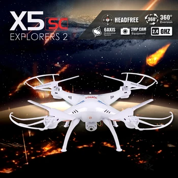 

Syma X5SC 2.4G 4CH 6-Axis RC Quadcopter Helicopter RC Dron Professional Drones With Camera VS X6SW X5SW MJX X600 JJRC H20
