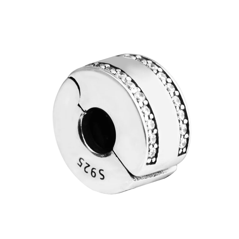 CKK Beads 100% 925 Sterling Silver Europe Stopper Charm Signature Insignia Clip Beads Fits Pandora Charms Original Bracelet
CKK Beads 100% 925 Sterling Silver Europe Stopper Charm Signature Insignia Clip Beads Fits Pandora Charms Original Bracelet