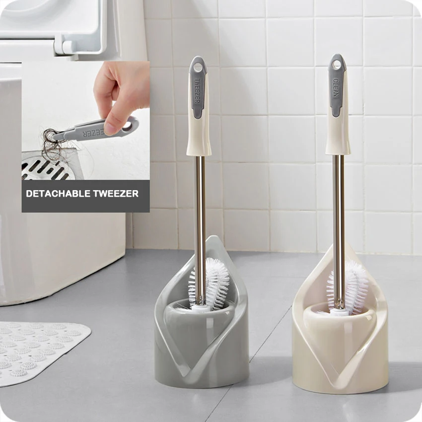 Stainless Steel Toilet Brush Holder Set With Base Cleaning Home Bathroom Hardware Kitchen Handheld Tool Cleaner Multi-function
Stainless Steel Toilet Brush Holder Set With Base Cleaning Home Bathroom Hardware Kitchen Handheld Tool Cleaner Multi-function