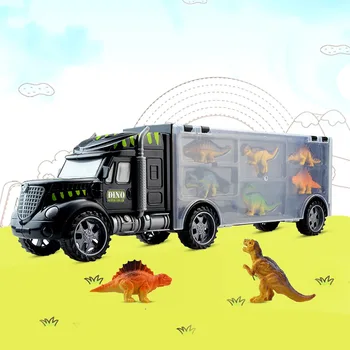 Kids Jurassic Dinosaur Transport Carrier Truck Vehicle Car Model Toy with 6pcs Plastic Mini Dinosaur Animal Figure Models Toys
Kids Jurassic Dinosaur Transport Carrier Truck Vehicle Car Model Toy with 6pcs Plastic Mini Dinosaur Animal Figure Models Toys