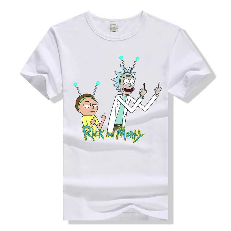 Rick and Morty Middle Finger T-shirt