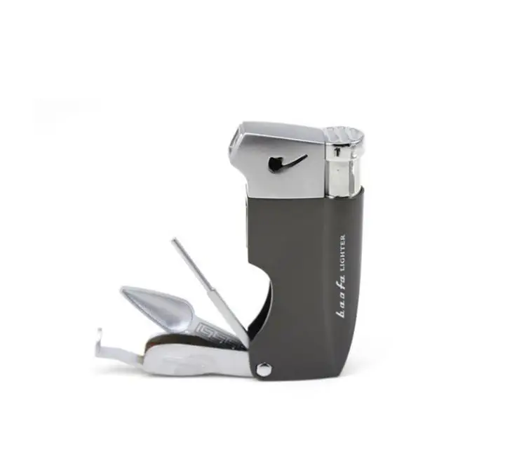 Multifunctional Smoking Tobacco Pipe Tools With Lighter Windproof Cigarette Lighter Personality Men Jet Butane Smoking Lighter
Multifunctional Smoking Tobacco Pipe Tools With Lighter Windproof Cigarette Lighter Personality Men Jet Butane Smoking Lighter
