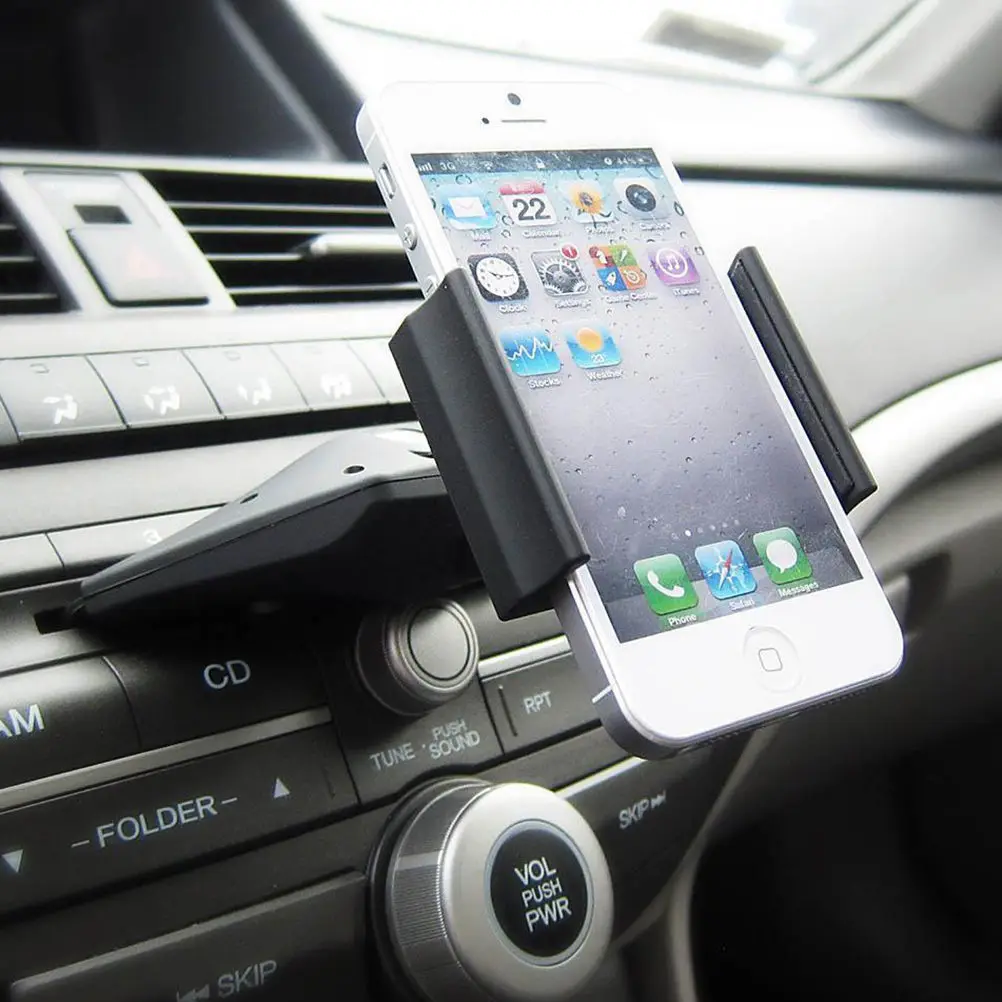Universal Car Auto CD Slot Mount Cradle Holder Stand For Mobile Smart-Cell Phone Car CD Player
Universal Car Auto CD Slot Mount Cradle Holder Stand For Mobile Smart-Cell Phone Car CD Player