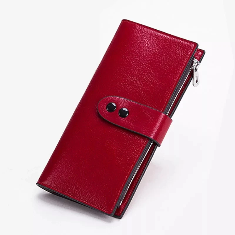 New Korean ladies hand bag double hasp coin purse fashion large-capacity long Wallet
New Korean ladies hand bag double hasp coin purse fashion large-capacity long Wallet