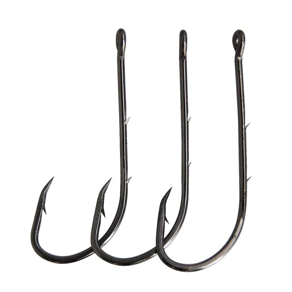 Hyaena 150pcs/lot 92247 Saltwater Barbed Single Hooks Long Shank Hooks With Big Eyes For Lure Fishing Hooks Bait Holder Hook
Hyaena 150pcs/lot 92247 Saltwater Barbed Single Hooks Long Shank Hooks With Big Eyes For Lure Fishing Hooks Bait Holder Hook